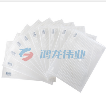 得力扣子文件袋 5502文件袋(透明)