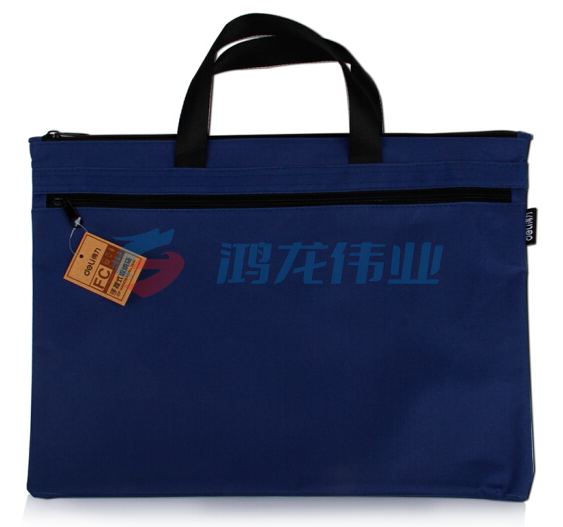 得力(deli) 5840 帆布手提袋/文件袋 蓝色