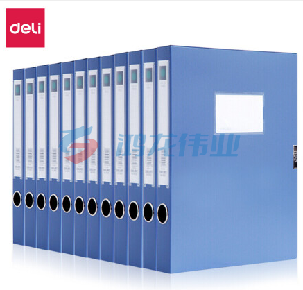 得力 deli 5602档案盒背宽38mm(黑)(只) 5602(单只装)