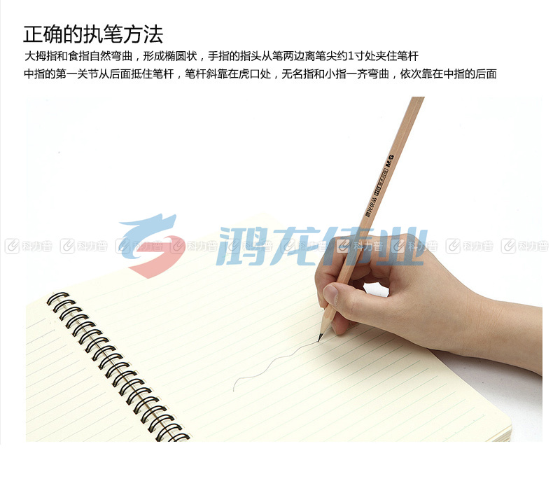 晨光 M＆G 原木铅笔 AWP30401 HB (黑色)