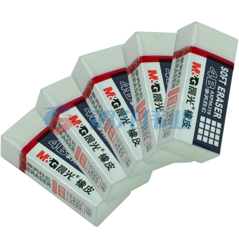 晨光 M＆G 4B事务办公橡皮 AXP96318 42*18*11mm (白色) 36块/盒