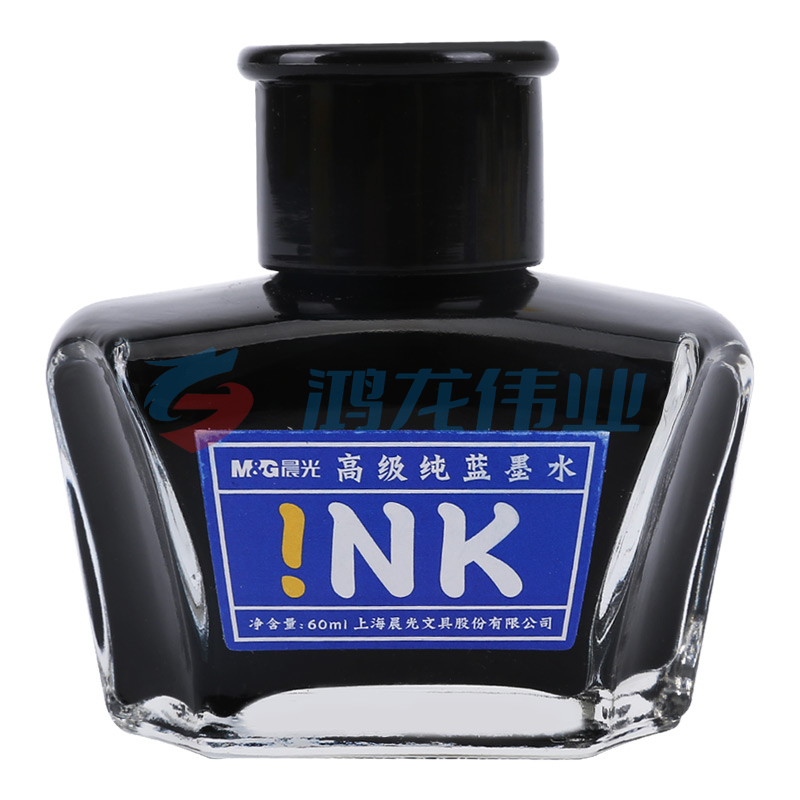 晨光 M＆G 高级纯蓝墨水 AICW9001C 60ml/瓶  6瓶/盒