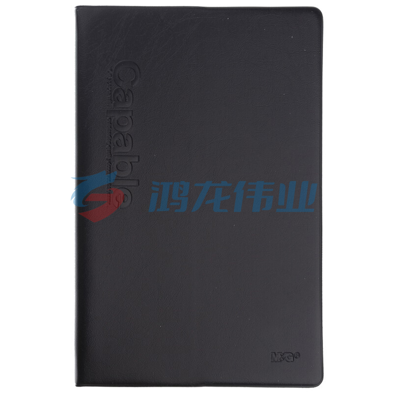 晨光 M＆G 雅纹皮本 APYLM488 A5 (黑色) 76页/本