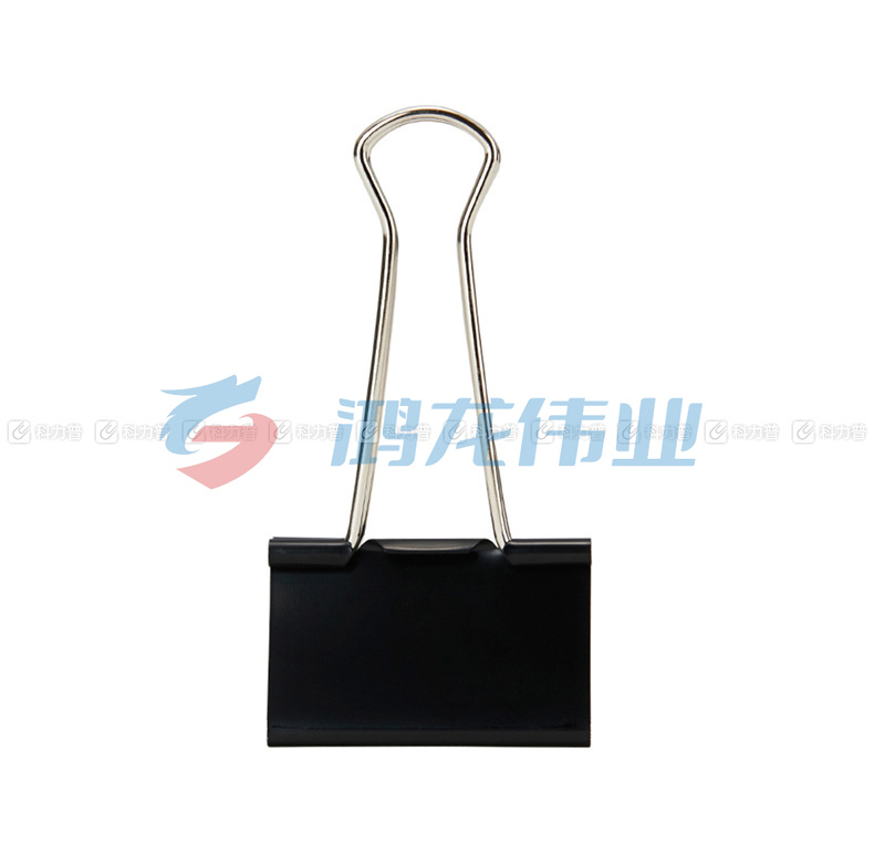 晨光 M＆G Eplus盒装黑色长尾夹 ABS92727 41mm  12个/盒 12盒/包 108盒/箱