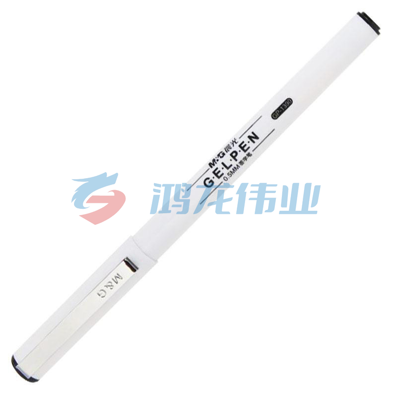 晨光 M＆G 拔帽中性笔 GP-1390 0.5mm (黑色) 12支/盒 (替芯 AGR640C3)