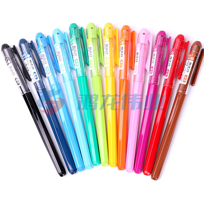 晨光 M＆G 拔帽彩色中性笔 AGP62403 0.38mm (橙色) 12支/盒