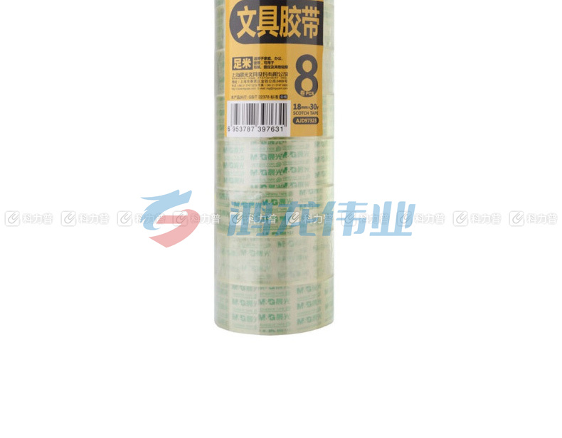 晨光 M＆G 透明胶带 AJD97323 18mm*30Y 8卷/筒