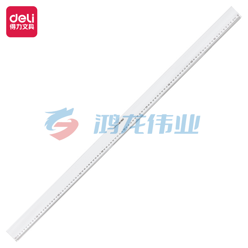 得力8200有机直尺100cm(只)