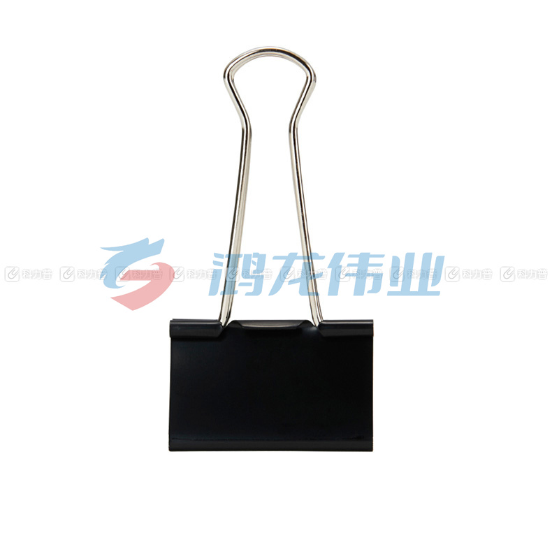 晨光 M＆G Eplus盒装黑色长尾夹 ABS92726 50mm  12个/盒 12盒/包 60盒/箱