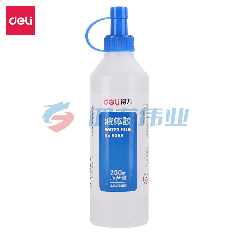 得力6356液体胶(透明)(250ml/瓶)
