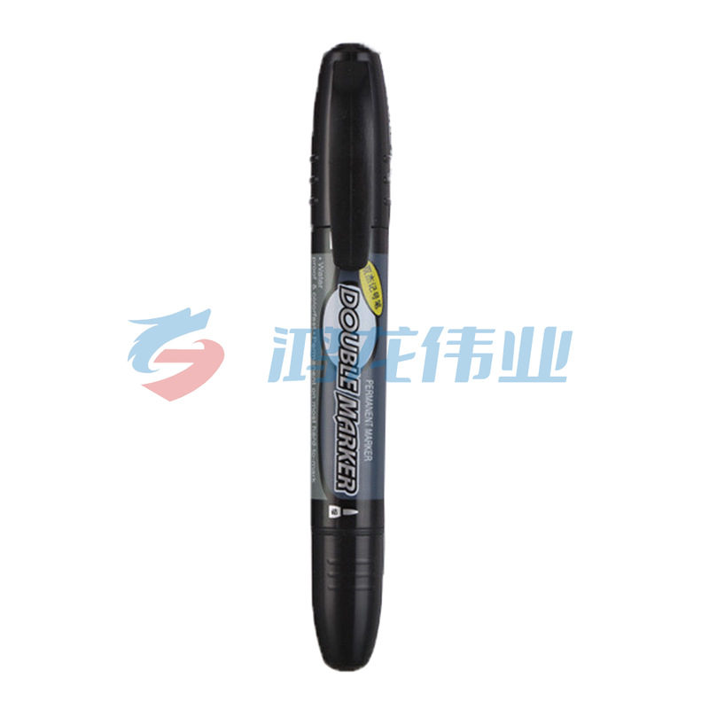 晨光 M＆G 大双头记号笔 MG-2110 粗头5.0mm 细头2.0mm (黑色) 12支/盒