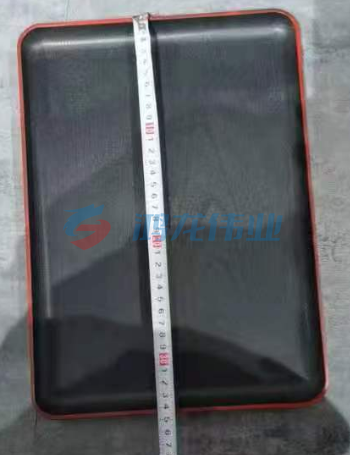 方巾盘  黑色  34cm