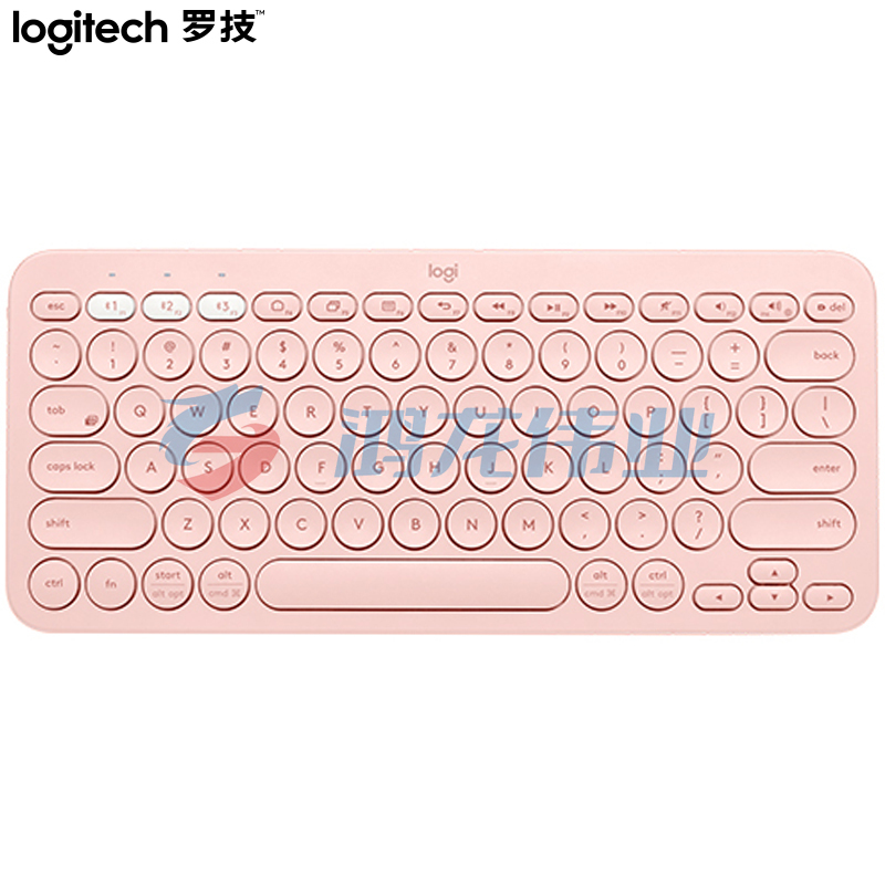 罗技（Logitech）K380 键盘 无线蓝牙键盘 办公键盘 女性 便携 超薄键盘 笔记本键盘 茱萸粉 限量版