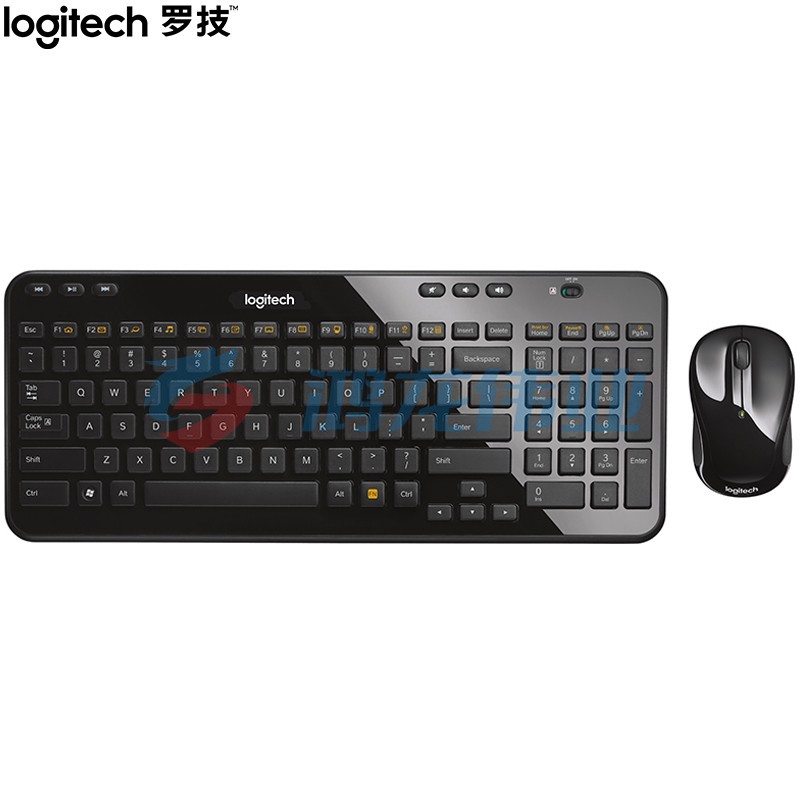罗技(Logitech)MK365  无线键鼠套装  黑色 带无线2.4G接收 (XTGM202307211318316