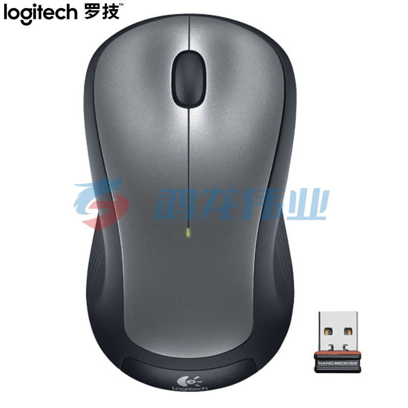 罗技(Logitech)M320  鼠标 无线鼠标 办公鼠标 对称鼠标 大手鼠标 黑色 带无线2.4G接收器 (XTGM2023072113182112