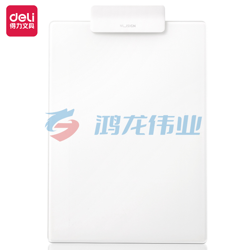 得力(deli)纽赛NS125桌面立式玻璃板300*215mm(白色)(块)