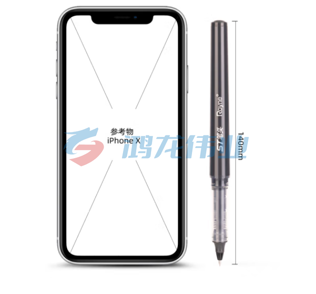 得力(deli)直液式走珠笔0.5mmST笔头黑色12支/盒SF106