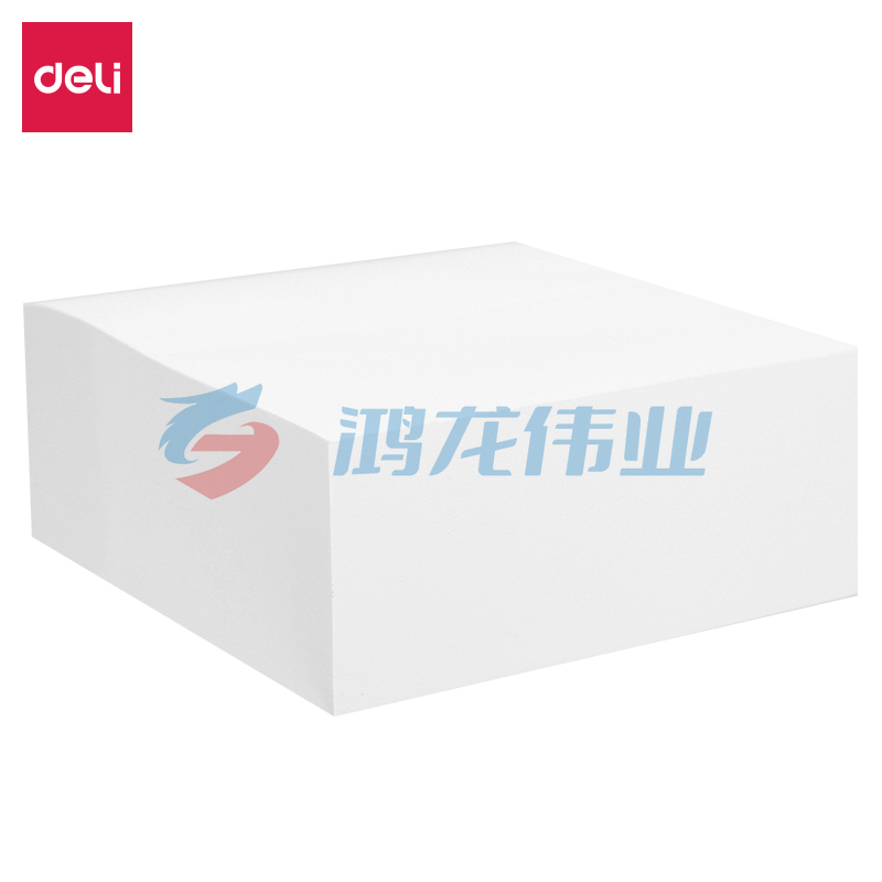 得力(deli) 21514记事贴(白)90mm*90mm-400张(包)  TJHX062808364162