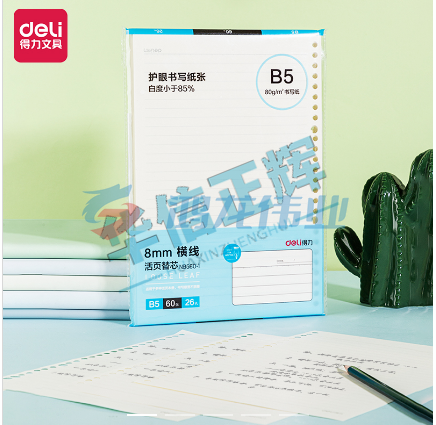 得力NB560-1活页替芯(横线)(本)HXZH06301532365378