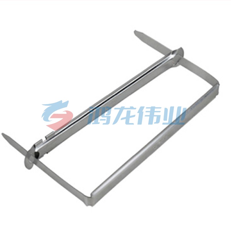 得力(deli)5549五金装订夹80MM(金属色)(50套/盒) 1盒 TJHX09060850071703