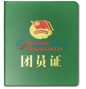 团员证 共青团证 团员证书团员用品团员纪念证