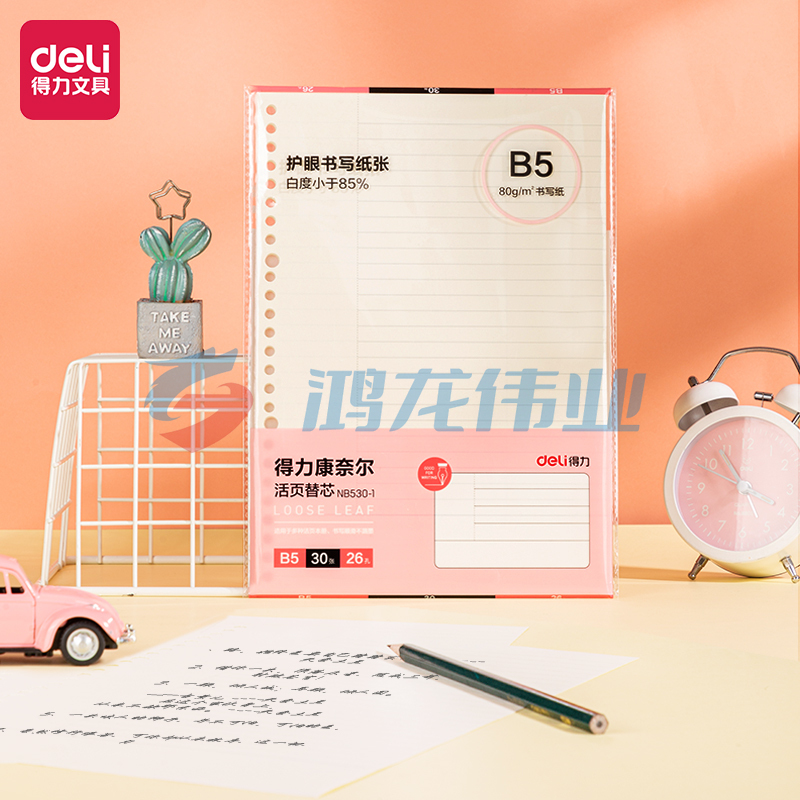 得力(deli) NB530-1活页替芯(康奈尔)(本)
