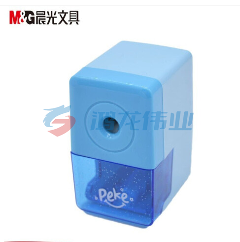晨光(M&amp;amp;amp;G)文具方款半自动省力 铅笔卷笔刀转笔刀 单个装颜色随机APS95672
