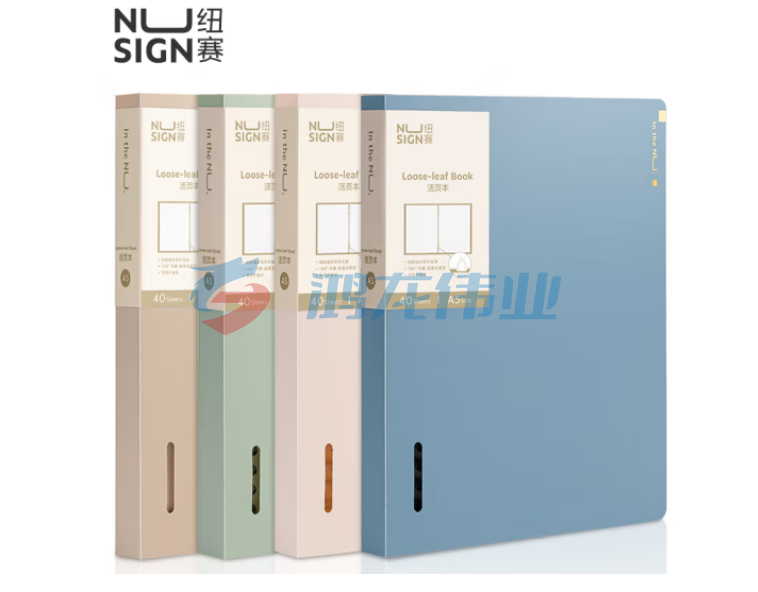 得力(deli)纽赛NS317-B B5/40张活页本 可拆卸夹具 夜影灰 TJHX08151550211698