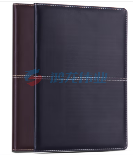 得力3323商务记事本-16K-250*175mm-112张(黑)