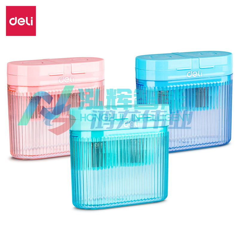 得力68664双孔卷笔刀40*22*49mm(混)(盒)    WLSZ01142232269777
