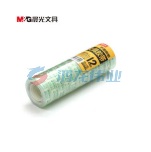 晨光*AJD97319 文具胶带12mm*18Y 学生透明胶带 办公用品 一包12卷(2包装)	pcyg-201902261032103