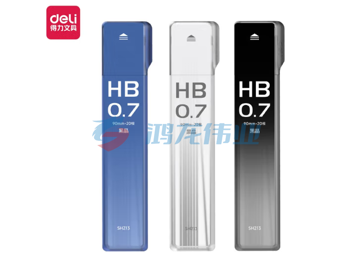 得力(deli)SH213得力自动铅笔笔芯 活动铅笔铅芯不易断铅树脂铅芯小学生用按动替芯 铅芯 0.7mm HB 1只装  TJHX08141112016855