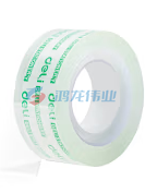 得力30010易撕文具胶带18mm*30y*38um透明32袋/包(单位：包)..