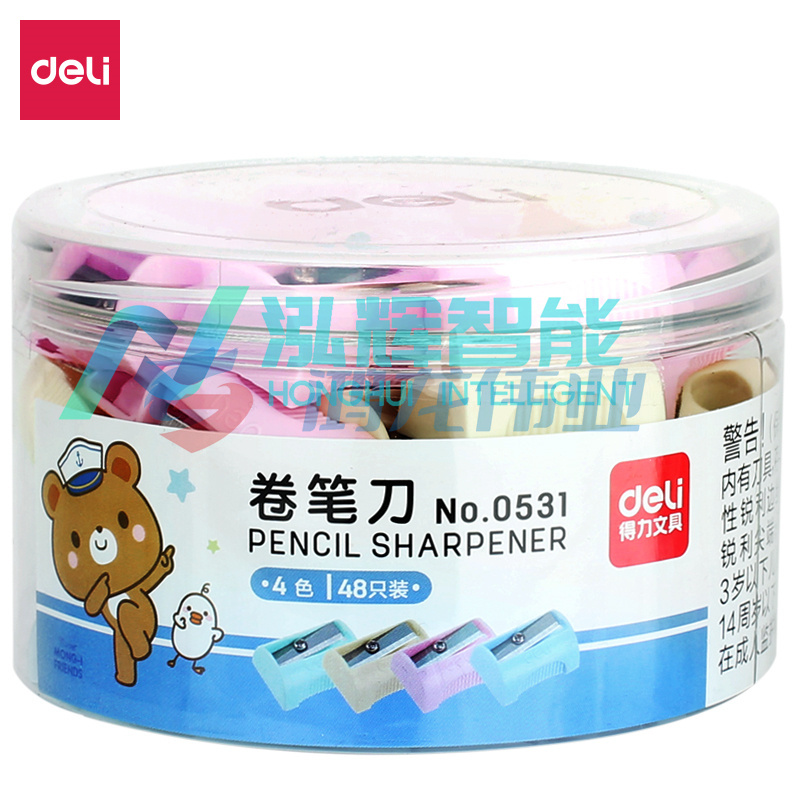得力0531卷笔刀27*20mm(48个/桶)(混)(单位：桶)  WLSZ01142230437629