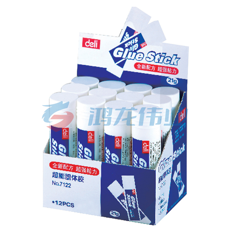 得力/deli 7122 固体胶棒 21g 白色 单位：支