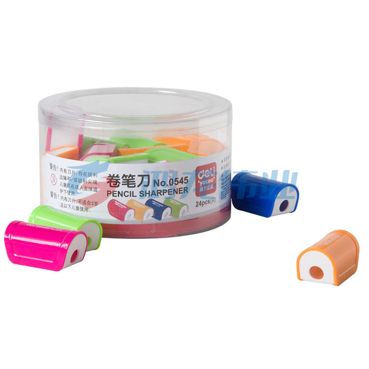 得力0545卷笔刀(24只/桶)(混)