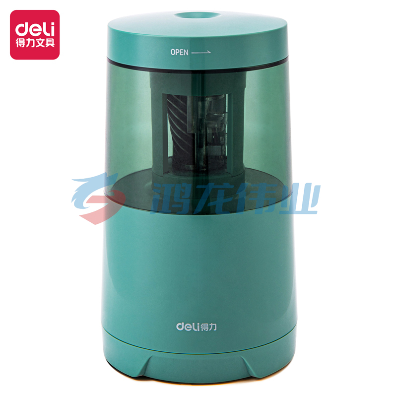 得力(deli) 71204电动削笔机(绿)(盒) TJHX07221608428829