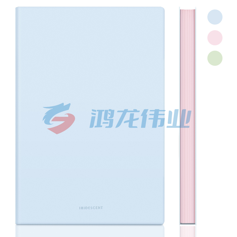 得力(deli) 22283软面贴芯皮面本-A5-210mm*143mm/96张(浅蓝)
