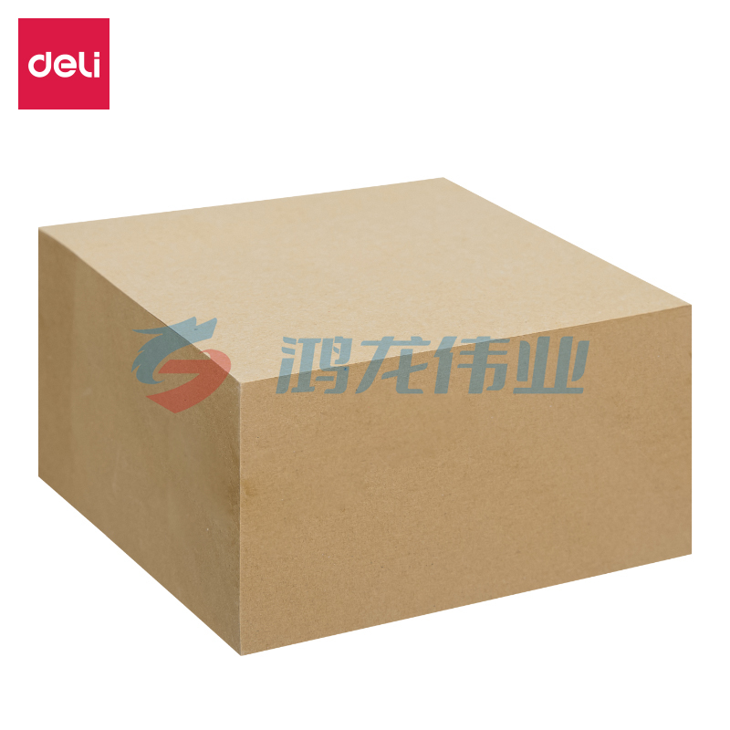 得力(deli) 21515记事贴(棕)90mm*90mm-400张(包)