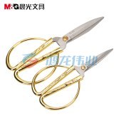 晨光/M&G ASS91389 龙凤呈祥金剪刀 190mm/金色 1把装