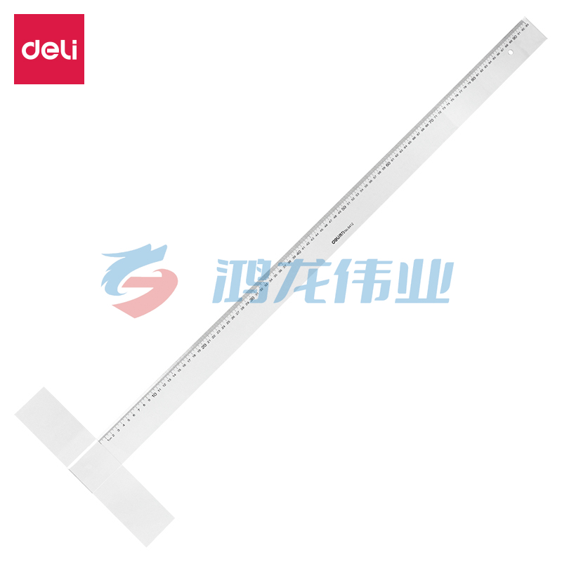 得力8412有机丁字尺93cm(只)