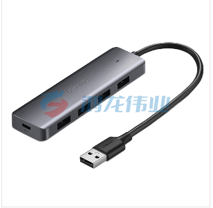 绿联（UGREEN）50985 USB3.0分线器 高速4口HUB集线器 USB扩展坞 笔记本电脑一拖四多接口转换器转接头延长线