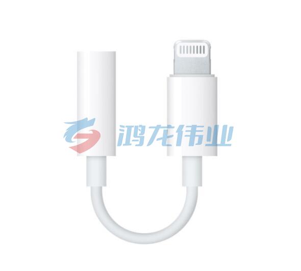 Apple Lightning/闪电 转 3.5毫米耳机插孔转换器/转换头 iPhone iPad 手机 平板 转接头