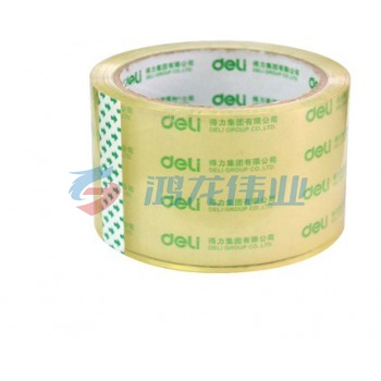 得力（deli）30321 透明封箱胶带 60宽40码 单卷