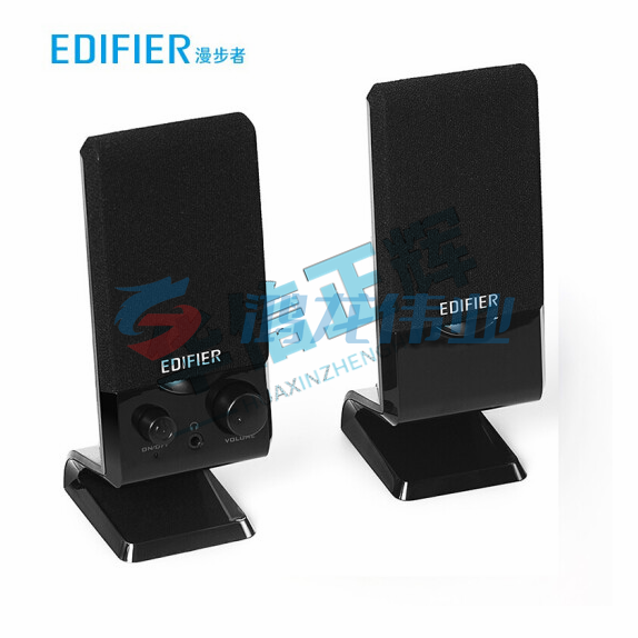 漫步者(EDIFIER) R10U 2.0声道 多媒体音箱 音响 电脑音箱 黑色