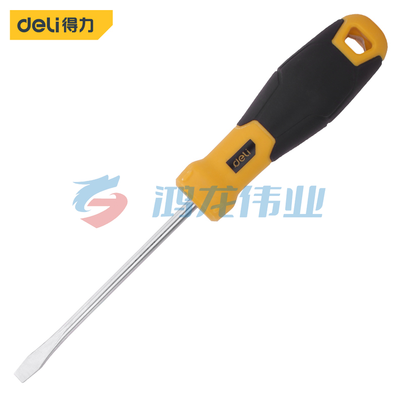 得力（deli）DL6351001一字鱼雷柄螺丝批5x100mm 