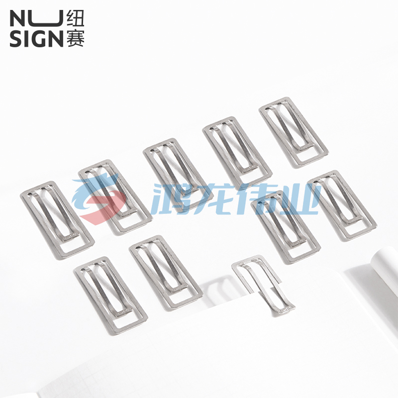 纽赛（NUSIGN）NS106回形针(银色)(10只/卡)