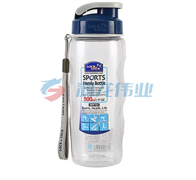 乐扣乐扣（LOCK&LOCK）便携式提绳防漏塑料运动水杯手提式塑料壶 500ML透明 HPP721 pcyg-230607113454