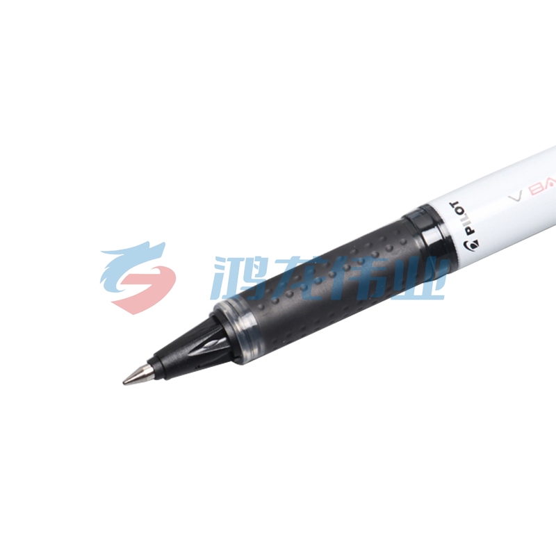 日本百乐（PILOT）BLN-VBG5子弹头中性笔防滑签字笔水笔 黑色 0.5mm 6支装