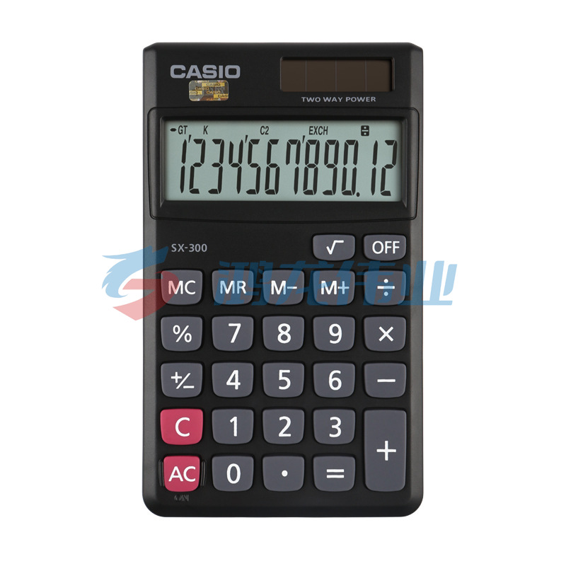卡西欧 SX-300 电子计算器 黑色